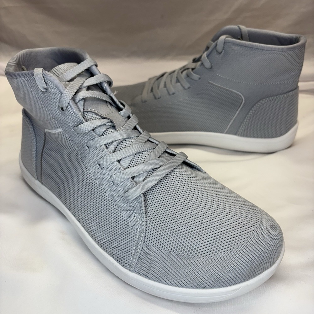 WHITIN Minimalist Barefoot Shoes Men's US 9.5 EU 43 Canvas Wide Hi-top Sneakers